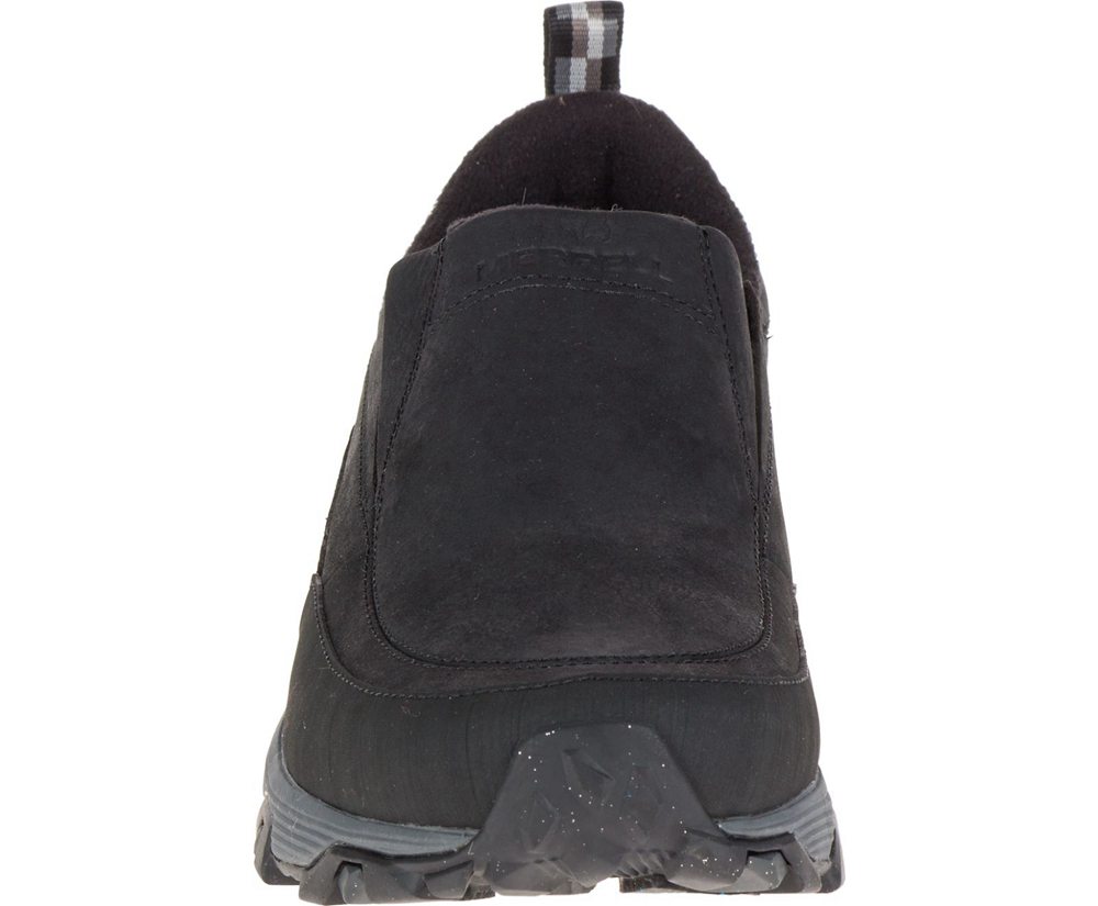 Merrell Slip Ons Black - ColdPack Ice+ Moc Waterproof Wide Width - Mens 19MNBAFJW
